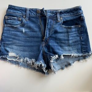 American Eagle Distressed Denim Shorts
